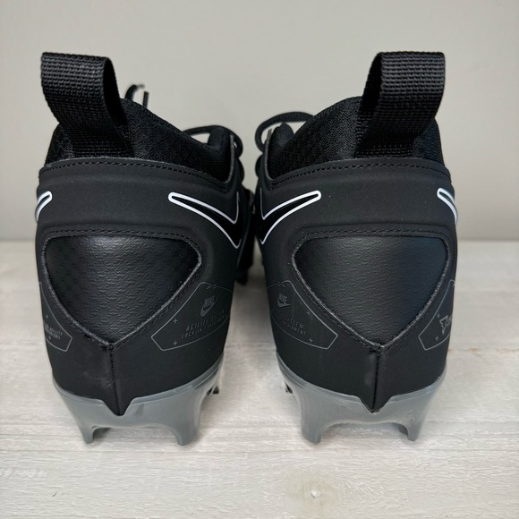 NWOT NIKE Alpha Menace Pro 3 Football Cleat Black Men’s Size 10.5 - Picture 11 of 11